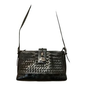 Vintage Brighton Bree Black Leather Bag